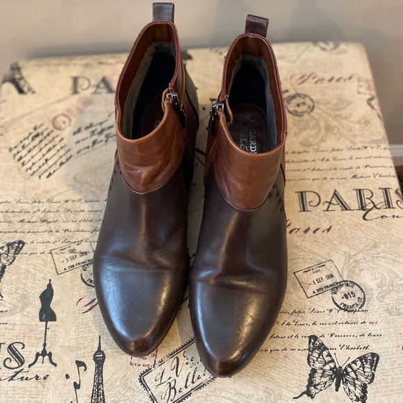 Regarde Le Ciel Leather Patchwork Ankle Bootie 9 - Picture 15 of 15